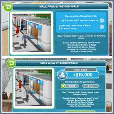 If your looking at the kids store there's a river in front of it. The Sims Freeplay Guide To The Mall The Girl Who Games