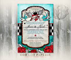 Rockabilly Baby Shower Invitation Rocker Baby By Oddlotpaperie Tattoo Baby Shower Rockabilly Baby Baby Rocker