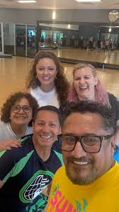 Motivated toning class in Oneonta downtown district