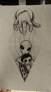 64 Interesting Pencil Drawing Ideas Alien Drawings Tattoo Design Drawings Alien Tattoo