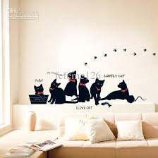 Cheap Wall Decal Best Black Cat Wall Sticker For Boys And Girls Room Online With 2 31 Piece O Wall Stickers Room Family Wall Decals Wall Stickers Wallpaper