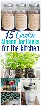 You could do this under any shelf or cabinet for added storage. 15 Creative Mason Jar Kitchen Storage Ideas Sarah Blooms