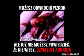 Znalezione obrazy dla zapytania aborcja