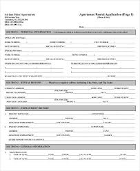 21 printable rental application templates free premium templates