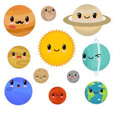 Planet Clipart Jupiter - Dibujos De Planetas Kawaii (#1255908) - HD  Wallpaper & Backgrounds Download