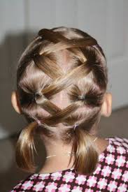 Hair Today Lattice Ponytails Kids Hairstyles Hair Styles Long Hair Girl