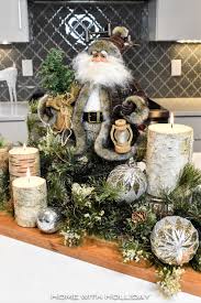 Rustic Winter Christmas Centerpiece Deco Noel Decoration Noel Decoration Noel Maison