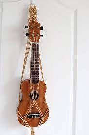 Bohemian wall hangings uke tuner chords. Macrame Ukulele Wall Hanger Ukulele Stand Guitar Wall Decor Etsy In 2021 Ukulele Stand Guitar Wall Ukulele