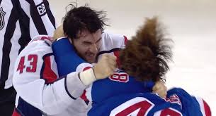 Wilson opened the scoring at the 10:43 mark of the second period. Tom Wilson Said He D Put Rangers Players To Sleep Before Fighting Brendan Lemieux