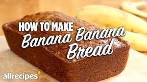 In a separate bowl, cream together butter and brown sugar. How To Make Banana Banana Bread Allrecipes Com Youtube