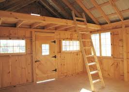 Run power to the shed for lights, electronics & hvac Vermont Cottage Option C Post And Beam House