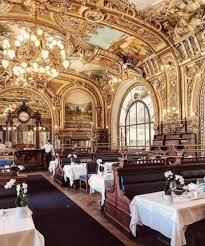 Le Train Bleu In The Paris Gare De Lyon The Blue Train Is A Restaurant Located In The Hall Of The Gare De Lyon R Europe Vacation Paris British Architecture
