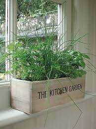 Disadvantages of garden kitchen windows. Wooden Kitchen Window Indoor Herb Box Seeds Planter Outdoor Garden Plant Pot Kit Baskets Pots Window Herb Garden Container Herb Garden Indoor Herb Garden