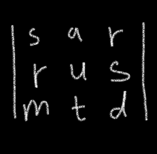 Namun, cara yang paling sering digunakan dalam menentukan determinan matriks ordo 3x3 adalah dengan kaidah sarrus. Determinan Matriks 3x3 Dengan Metode Sarrus Knk Land