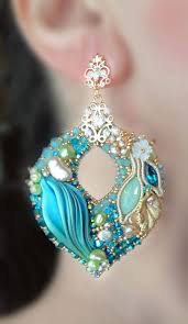 El Isi Kupe Yapimi Fabric Jewelry Shibori Jewelry Soutache Jewelry