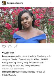 Anayo modestus onyekwere is a nigerian actor and lawyer. Kanayo O Kanayo Celebrates His Daughter Valerie S 17th Birthday Photo Celebrities Nigeria