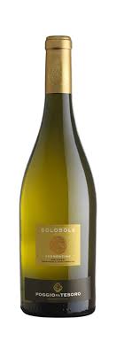 Solosole Poggio Al Tesoro This Crisp Vermentino Lives Up To Its Name Just Sunshine Wine Bottle Italian Wine Bottle