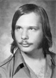 Liberal art teacher. Rusty Gordon. Senior pic. Bronaugh 1975.