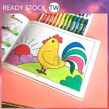 Colouring Book Buku Kanak Kanak Kanak Kanak Mewarna Buku Tongkat Gambar Buku Seni Lukisan Kanak Kanak Berusia 2 6 Tahun Belajar Melukis Buku Mewarna Lukisan Shopee Malaysia