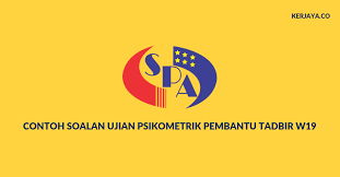 Contoh Soalan Ujian Psikometrik Pembantu Tadbir Kewangan W19