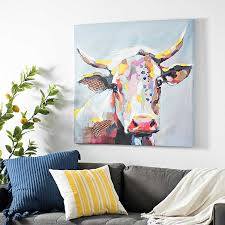 We cannot wait to hang it in our new home. Molly Cow Canvas Art Print Kirklands