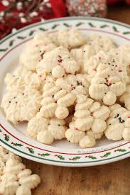 Grandma S Shortbread Cookies Recipe Cookie Press Cookie Press Recipes Spritz Cookie Recipe Shortbread Cookies Easy