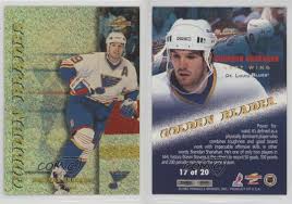 Brendan frederick shanahan is a canadian professional ice hockey executive and former player who currently serves as the president and alter. 1995 96 Score Golden Blades Brendan Shanahan 17 Hof Ebay