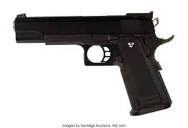 The aim pistol, the holster pistol, and also the handgun. Keanu Reeves John Wick 1911 Semi Automatic Prop Airsoft Pistol Lot 2586 Heritage Auctions