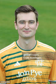 Ben Martindale poses for a portrait during the Nottinghamshire CCC... News  Photo