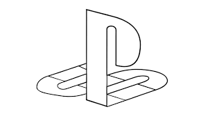 How To Draw The Playstation Logo Symbol Playstation Logo Drawing Tutorial Easy Drawings