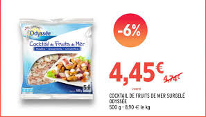 Offre Cocktail De Fruits De Mer Surgele Odyssee Chez Intermarche