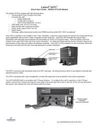 Liebert Gxt3 Emerson Network Power Manualzz