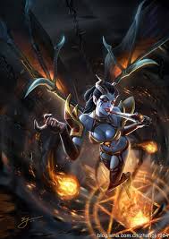 Dota 2 Art By Zhangji Art Dota 2 Fantasy Art