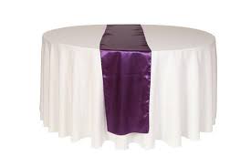 Purple Satin Table Runner Wedding Table Runners 14 X 108 Inch Satin Table Runners Table Linens Table Runners Wedding Purple Table