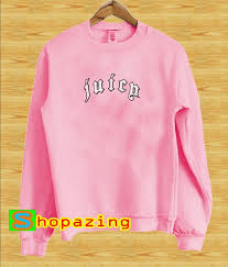 Juicy Light Pink Sweatshirt Sweatshirts Pink Sweatshirt Light Pink