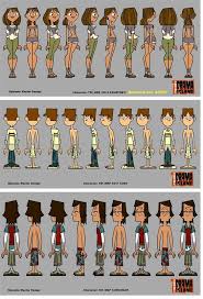 Today most homes have a printer on hand and that makes it fast and simple to use online printable coloring pages. After Hours Animation School Total Drama Island Model Sheets