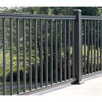 Installation of such fences includes porch posts and columns, structural posts to support. 05 52 23 Aluminum Railings Arcat