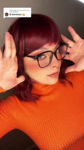 Respuesta a @Luna Mágica Gracias Doña Lore 😘😘 #velmamakeup #scoobydoo  #halloweenmakeup #ideasmakeuphalloween 🧡🧡🧡🎃