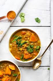 Curry Soup With Lentils And Potato 1 Pot Minimalist Baker Recipes Recipe Lentil Vegetable Soup Lentil Potato Soup Curried Lentil Soup