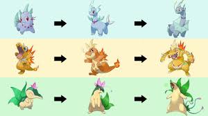 The second generation (generation ii) of the pokémon franchise features 100 fictional species of creatures introduced to the core video game series in the 1999 game boy color games pokémon. All Gen 2 Starters Evolution Type Swap Fanart Pokemon Type Swap 55 Youtube