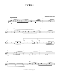 25 in a minor (woo 59, bia 515) for solo piano, commonly known as für elise (german: Ludwig Van Beethoven Fur Elise Sheet Music Download Printable Film And Tv Pdf Easy Piano Score Sku 56543