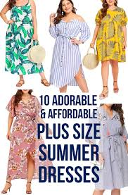 10 Cute Affordable Summer Plus Size Dresses What To Wear This Summer Summer Dress Outfits Plus Size Summer Outfits Plus Size Summer Dresses