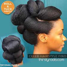 After years of using products that left her hair dry, damaged, and dull, muhga eltigani decided to chop off her hair and start over. Thirsty Roots ×'××××××¨ We Love Celeb Hairstyle Find Teyonahparris Roll Tuck Hairstyle Naturalhair Thirstyroots Http T Co Zqq4n3ba7u Http T Co Lpjamybfrr