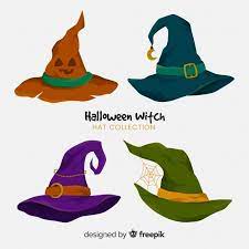 Collection Of Halloween Witch Hats Free Vector Freepik Freevector Halloween Witch Witch Hat Halloween Witch Hat