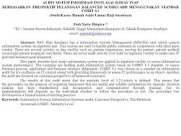 Soal uas analisis dan perancangan sistem informasi. Artikel Contoh Sistem Informasi Pada Rumah Sakit Hbs Blog Hakana Borneo Sejahtera