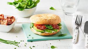 Bagel Vegetarien Recette En 2020 Recette Vegetarien Pita Au Poulet