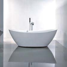 Bathtubs are as much a personal place of retreat from the world as they are the spot in our homes where we get clean. Charm Freestanding Bathtub The Home Depot Canada Free Standing Bath Tub Standing Bath Free Standing Bath