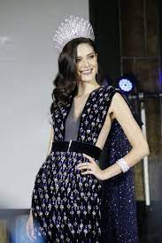 navy crystallised asava gown maria poonlertlarp miss universe thailand 2017 มาร ญา พ นเล ศลาภ ช ด