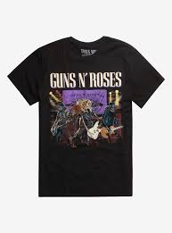 Guns N Roses Appetite For Destruction Skeleton Band T Shirt Band Tshirts Guns N Roses Appetite For Destruction