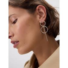 Elizabeth and James BASSA STUD Kolczyki gold-coloured EJ351L00B